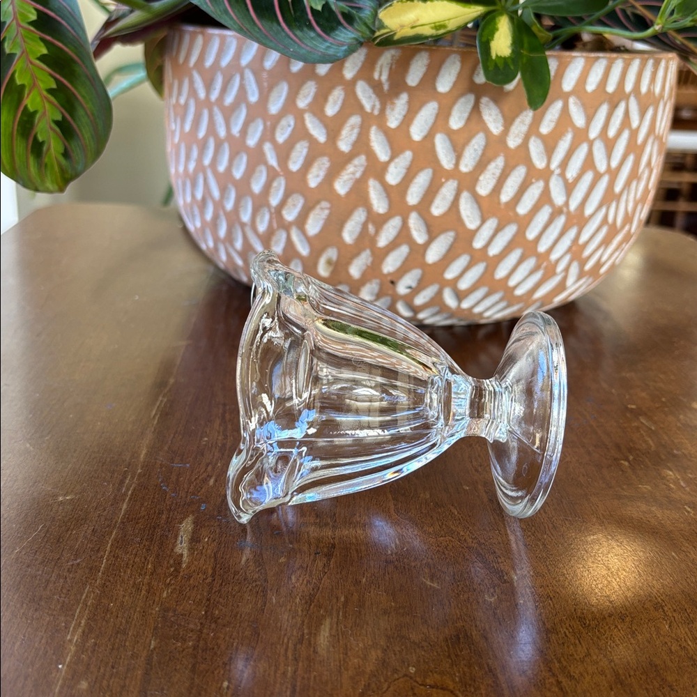 4 Anchor Hocking Petal Fluted/Lettuce Edge Pedestal Sherbet/Ice Cream Dishes - Picture 4 of 7